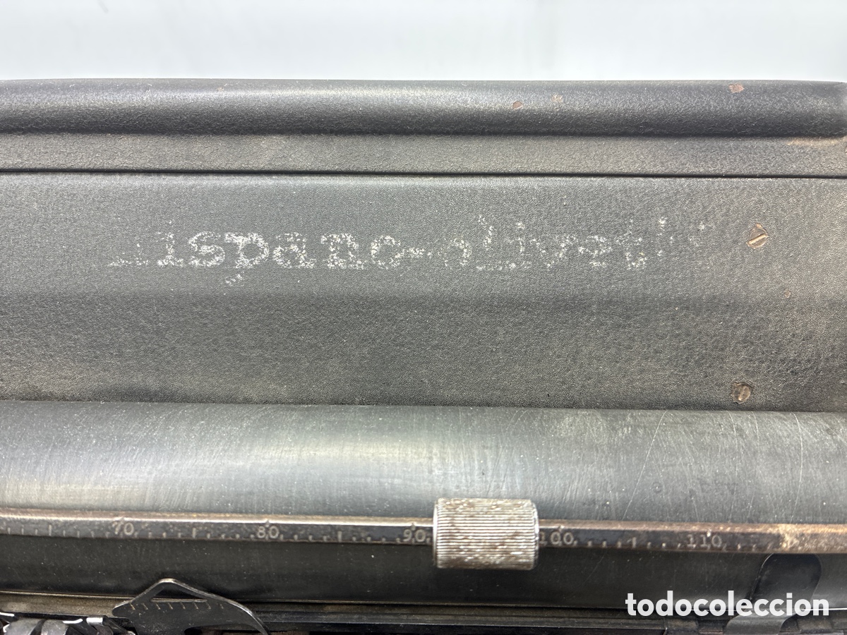 Antig&uuml;edades: M&aacute;quina de escribir Hispano Olivetti modelo M40. - Foto 9