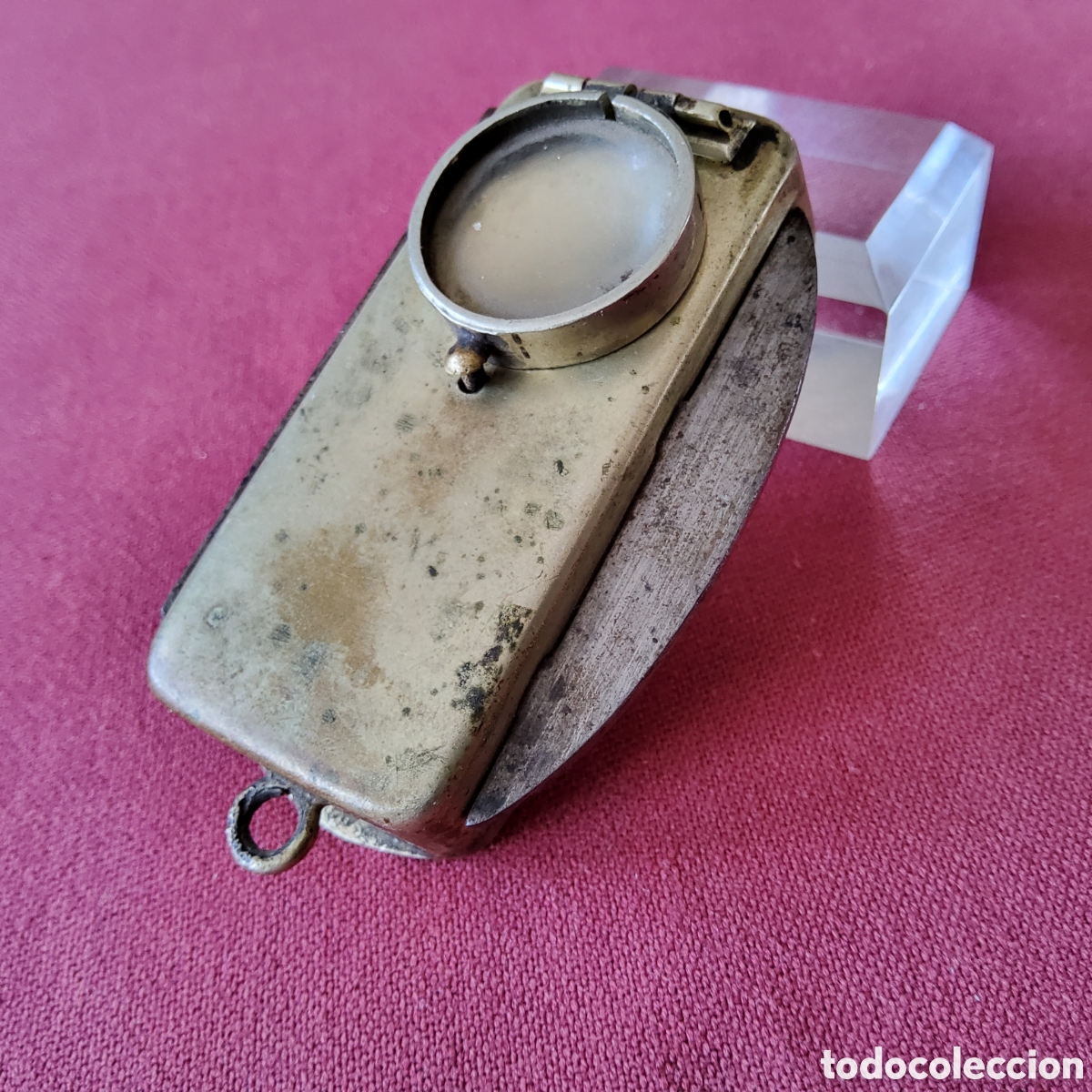 Antig&uuml;edades: ANTIGUO ESTUCHE DE SUPERVIVENCIA CON TRES FORMAS DE HACER FUEGO, PRINCIPIOS SIGLO XX