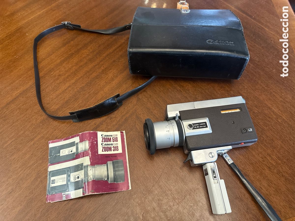 Antig&uuml;edades: C&Aacute;MARA S&Uacute;PER 8 CANON ZOOM 318 SUPER 8 MM CONNSU FUNDA ORIGINAL