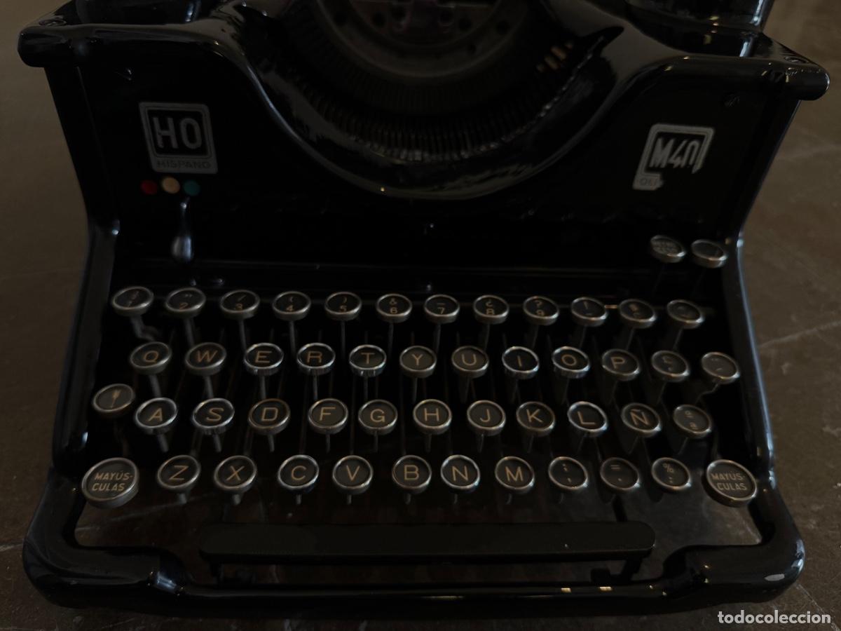 Antig&uuml;edades: M&aacute;quina de escribir hispano Olivetti - Foto 4