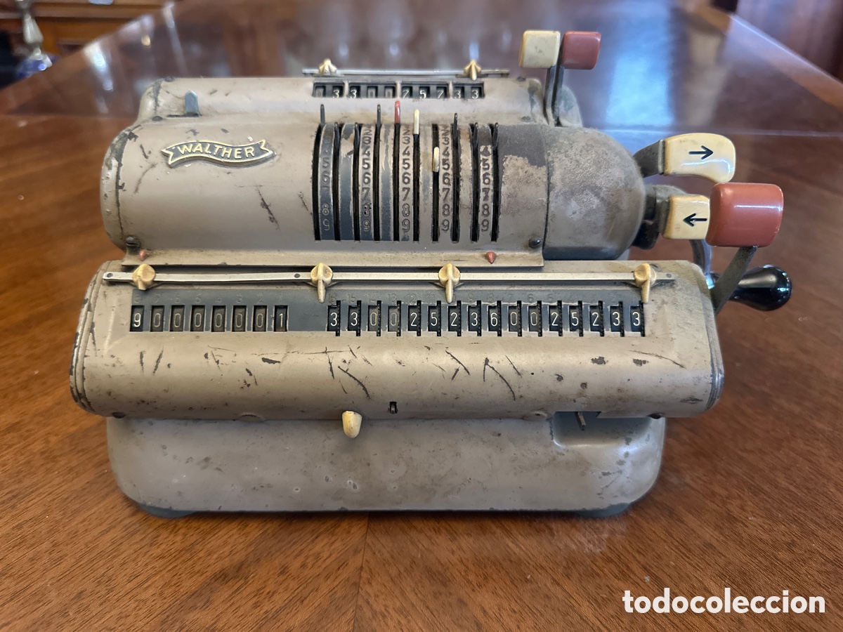 Antig&uuml;edades: CALCULADORA M&Aacute;QUINA DE CALCULAR WALTER SUMADORA