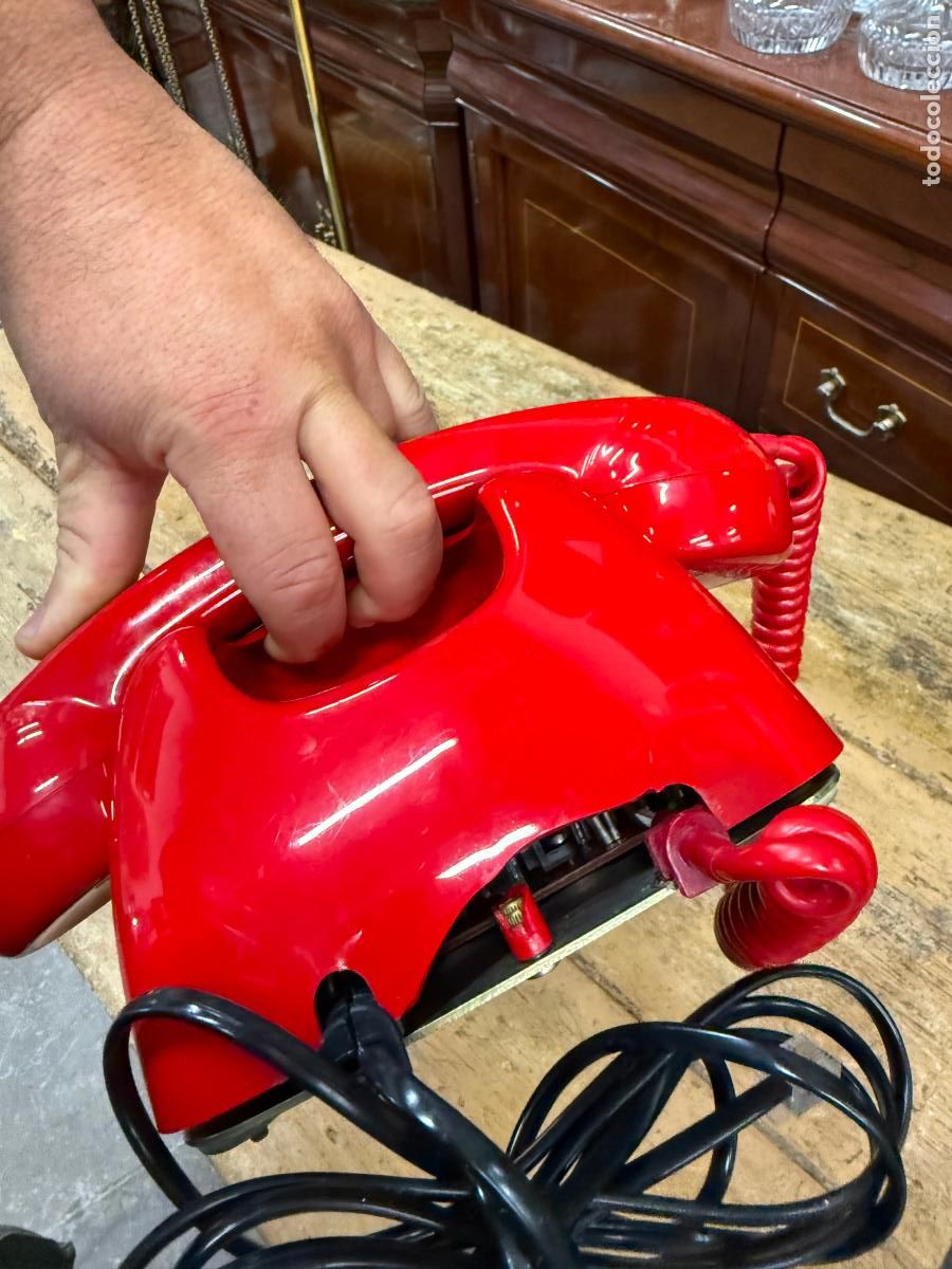 Tel&eacute;fonos: ANTIGUO TELEFONO HERALDO EN ROJO - Foto 8