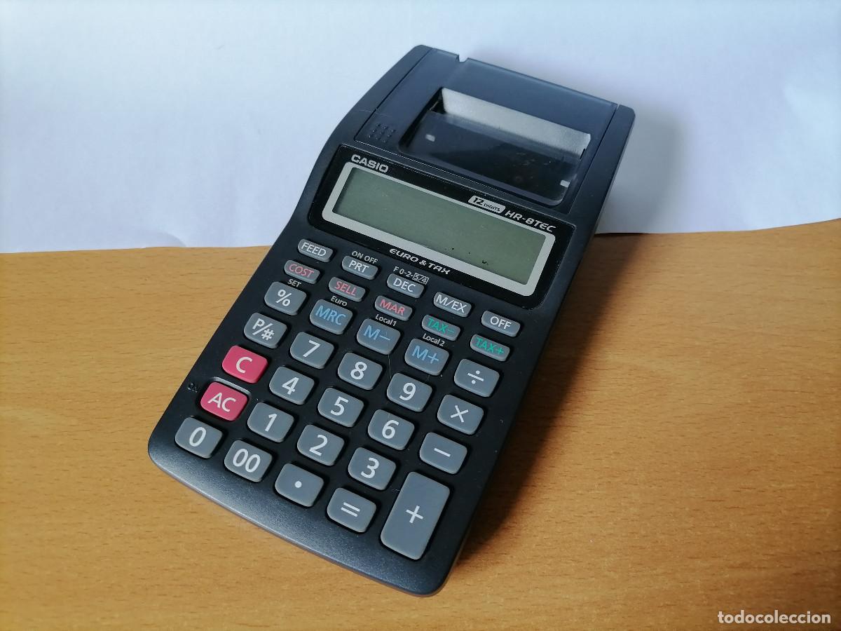 Antig&uuml;edades: Calculadora con impresora Casio HR-8TEC - Foto 1