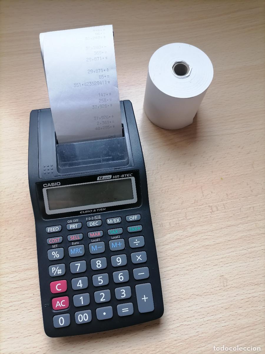Antiquit&auml;ten: Calculadora con impresora Casio HR-8TEC