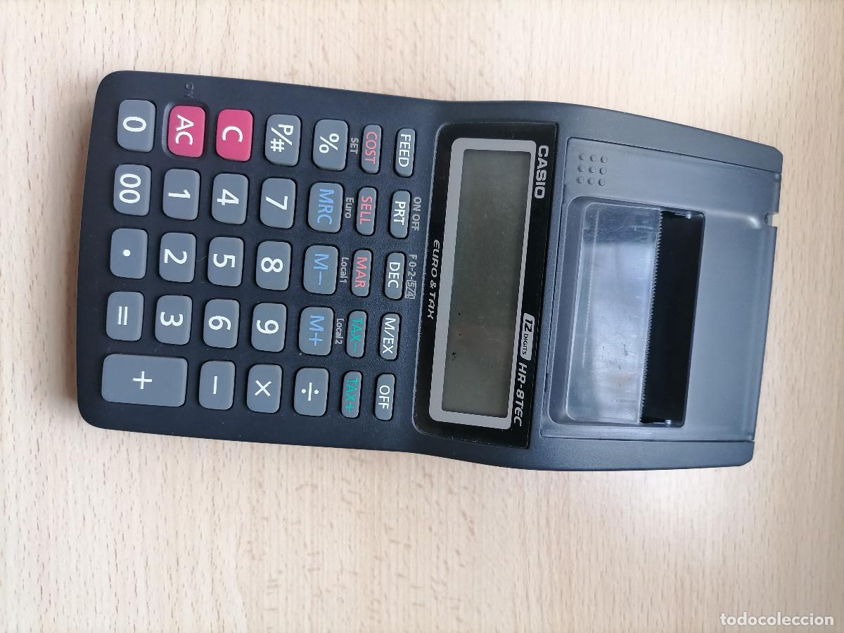 Antig&uuml;edades: Calculadora con impresora Casio HR-8TEC - Foto 10