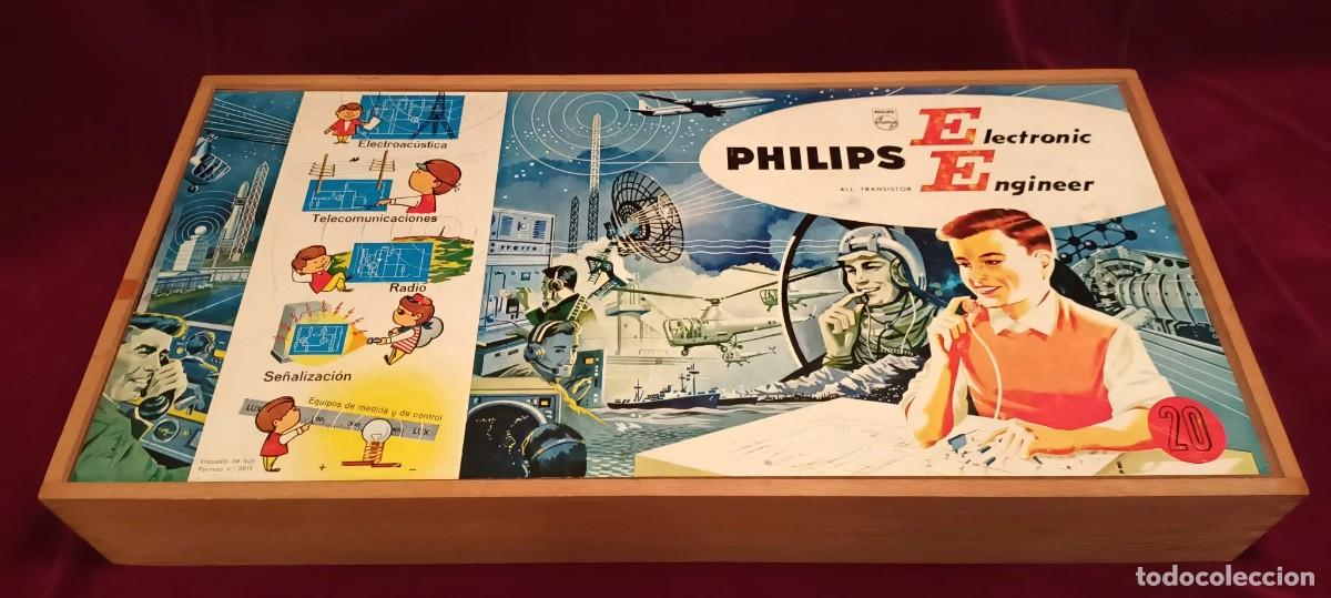Antig&uuml;edades: PHILIPS ELECTR&Oacute;NIC ENGINEER-ALL TRANSISTOR-D&Eacute;CADA 1.960 - Foto 2