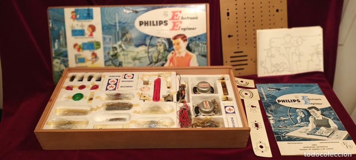 Antig&uuml;edades: PHILIPS ELECTR&Oacute;NIC ENGINEER-ALL TRANSISTOR-D&Eacute;CADA 1.960 - Foto 3