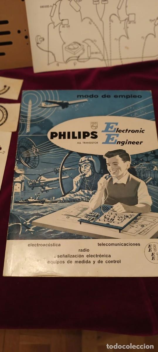 Antig&uuml;edades: PHILIPS ELECTR&Oacute;NIC ENGINEER-ALL TRANSISTOR-D&Eacute;CADA 1.960 - Foto 6