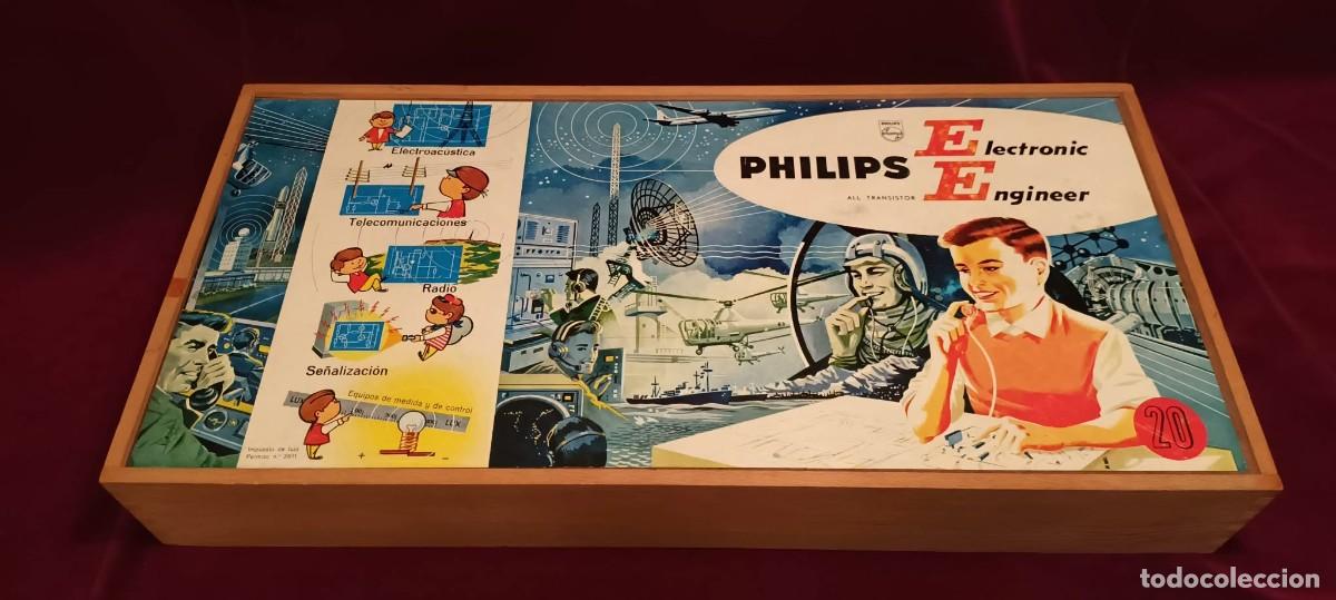 Antig&uuml;edades: PHILIPS ELECTR&Oacute;NIC ENGINEER-ALL TRANSISTOR-D&Eacute;CADA 1.960 - Foto 8