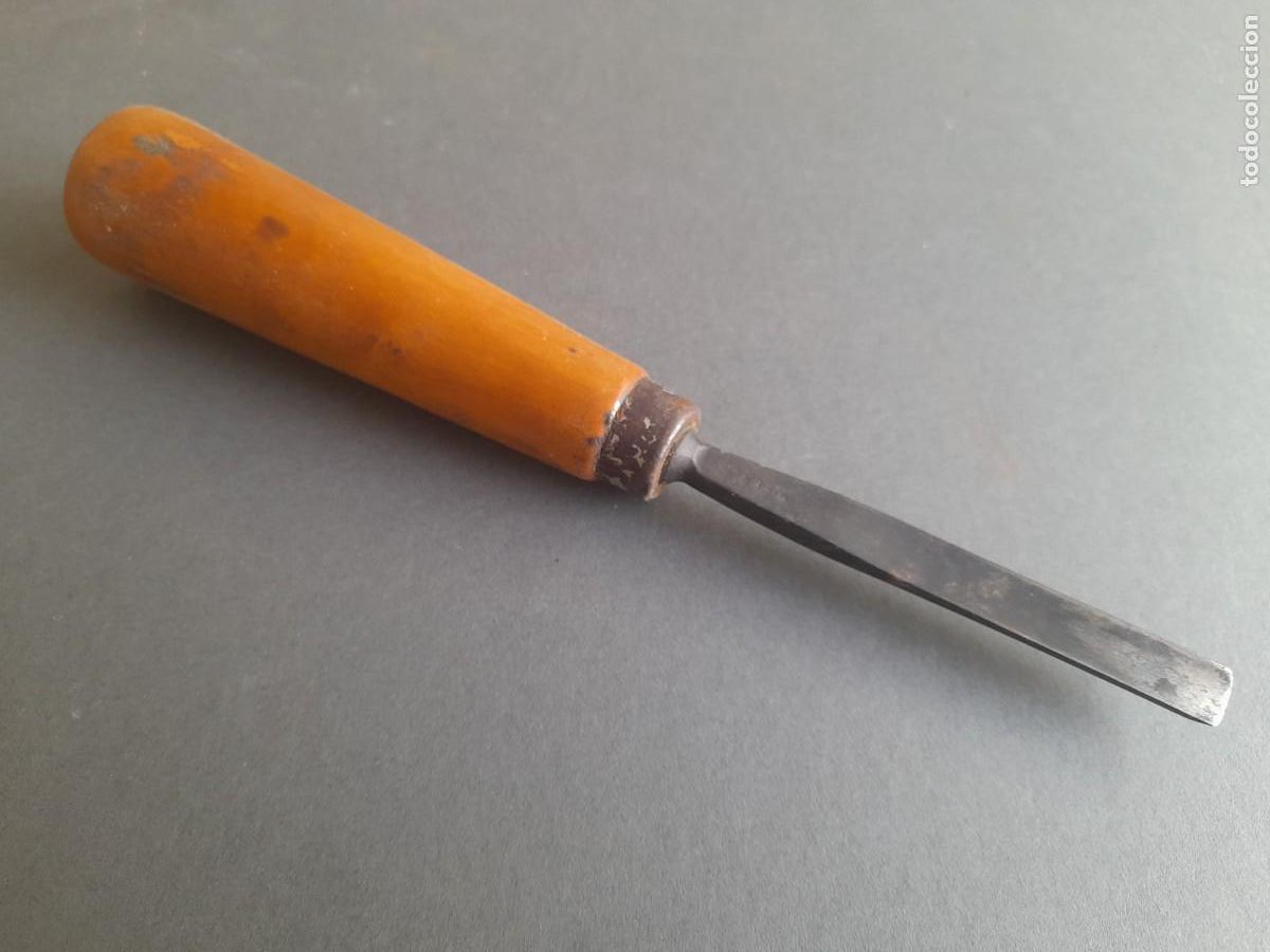 Antig&uuml;edades: gubia abierta mifer 73, de 1cm aprox, 21cm aprox de largo