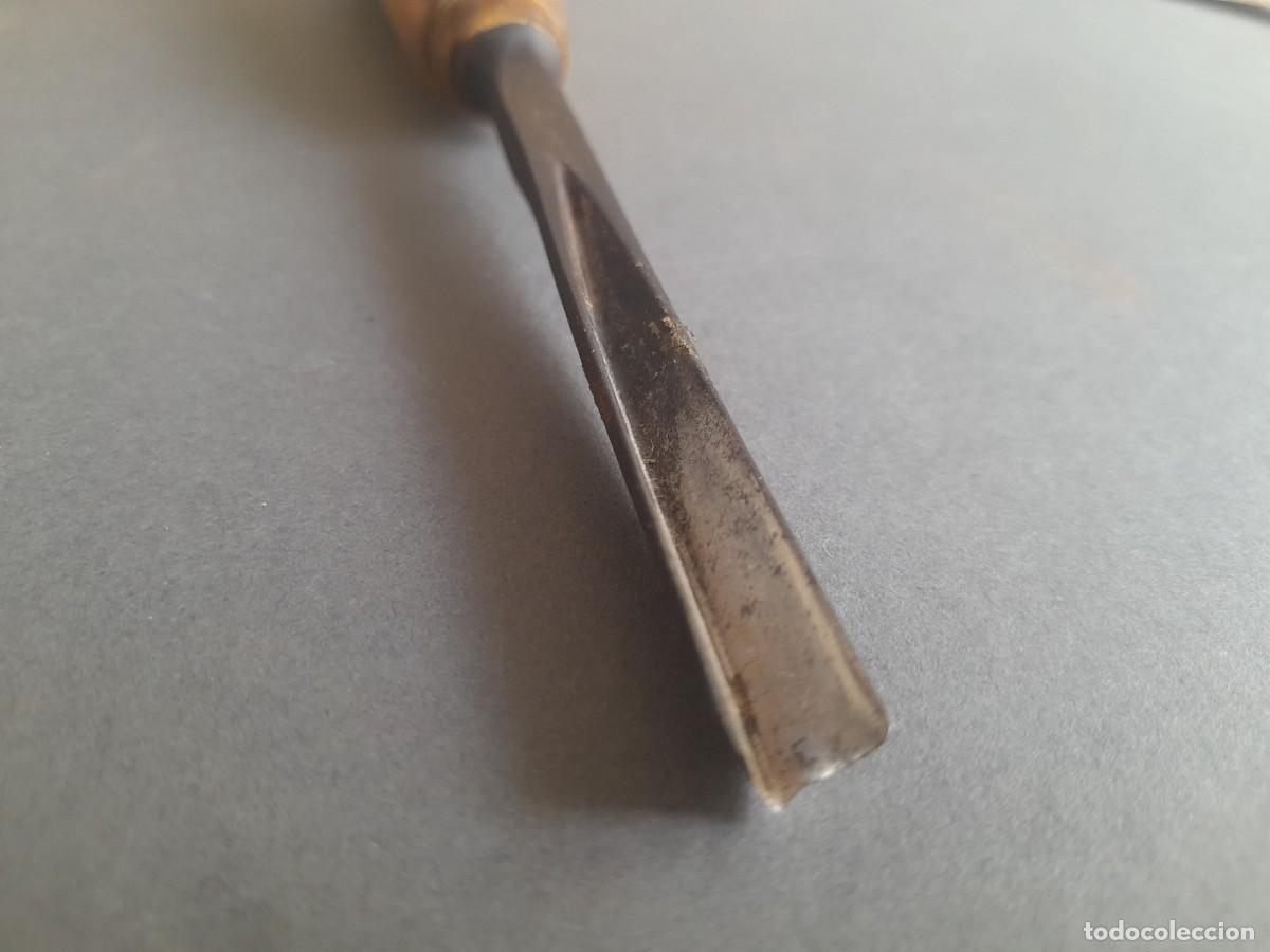 Antig&uuml;edades: gubia mifer 79, corte triangular de 9mm aprox, 20cm aprox de largo - Foto 2