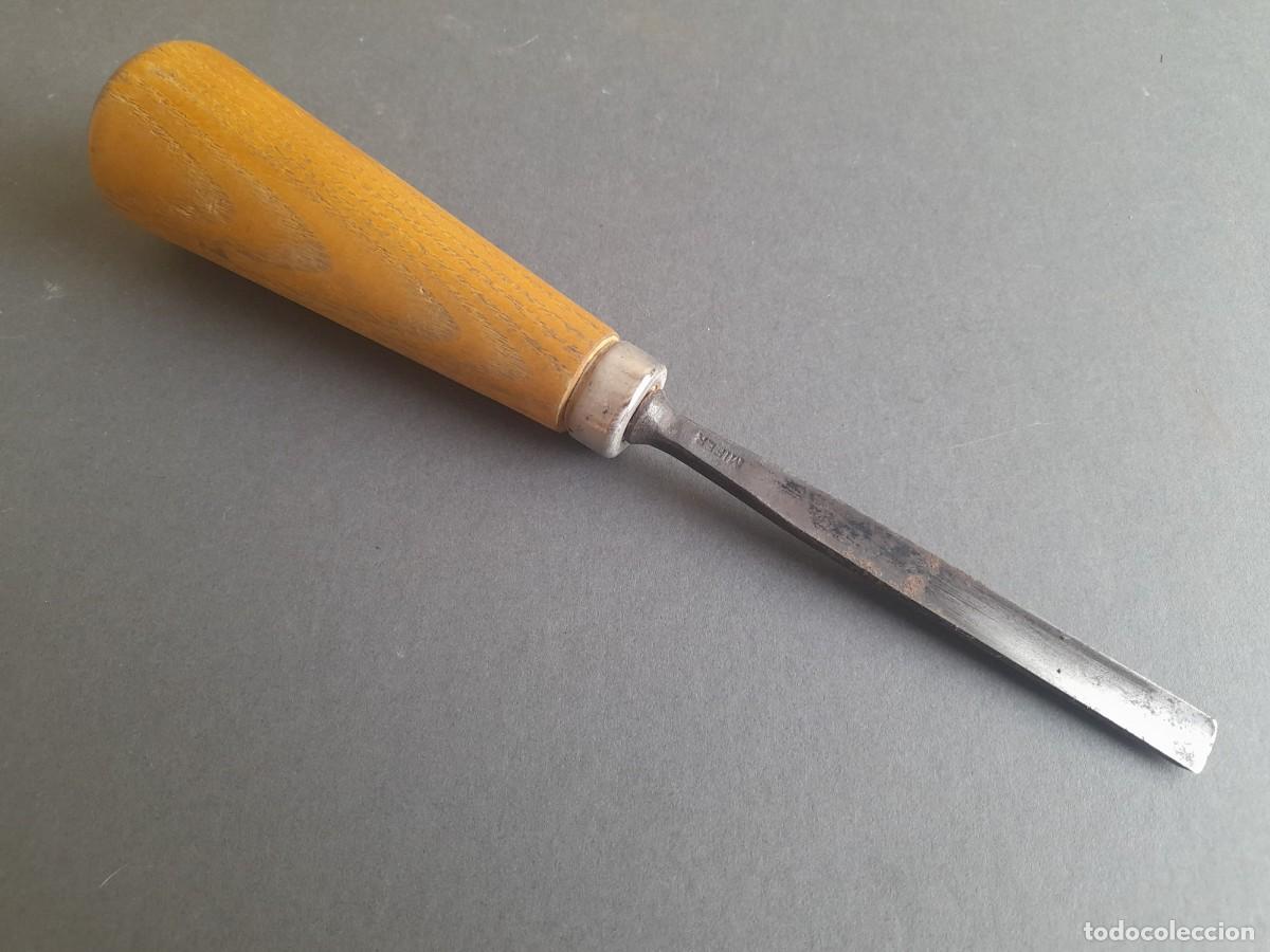 Antig&uuml;edades: gubia abierta mifer 73, corte de 1cm aprox, 22,5cm aprox de largo