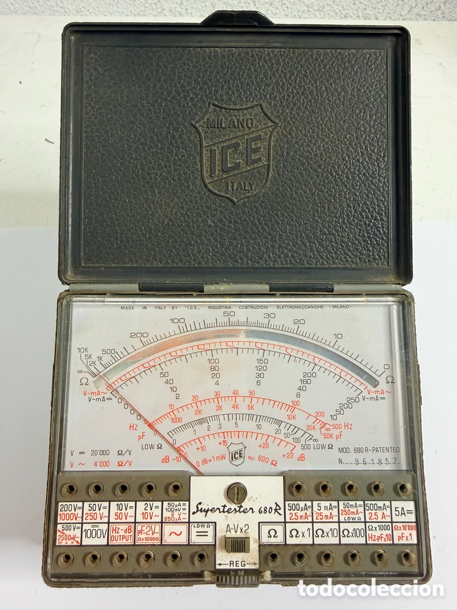 Antig&uuml;edades: Milano ICE Supertester Anal&oacute;gico 680 R Italy