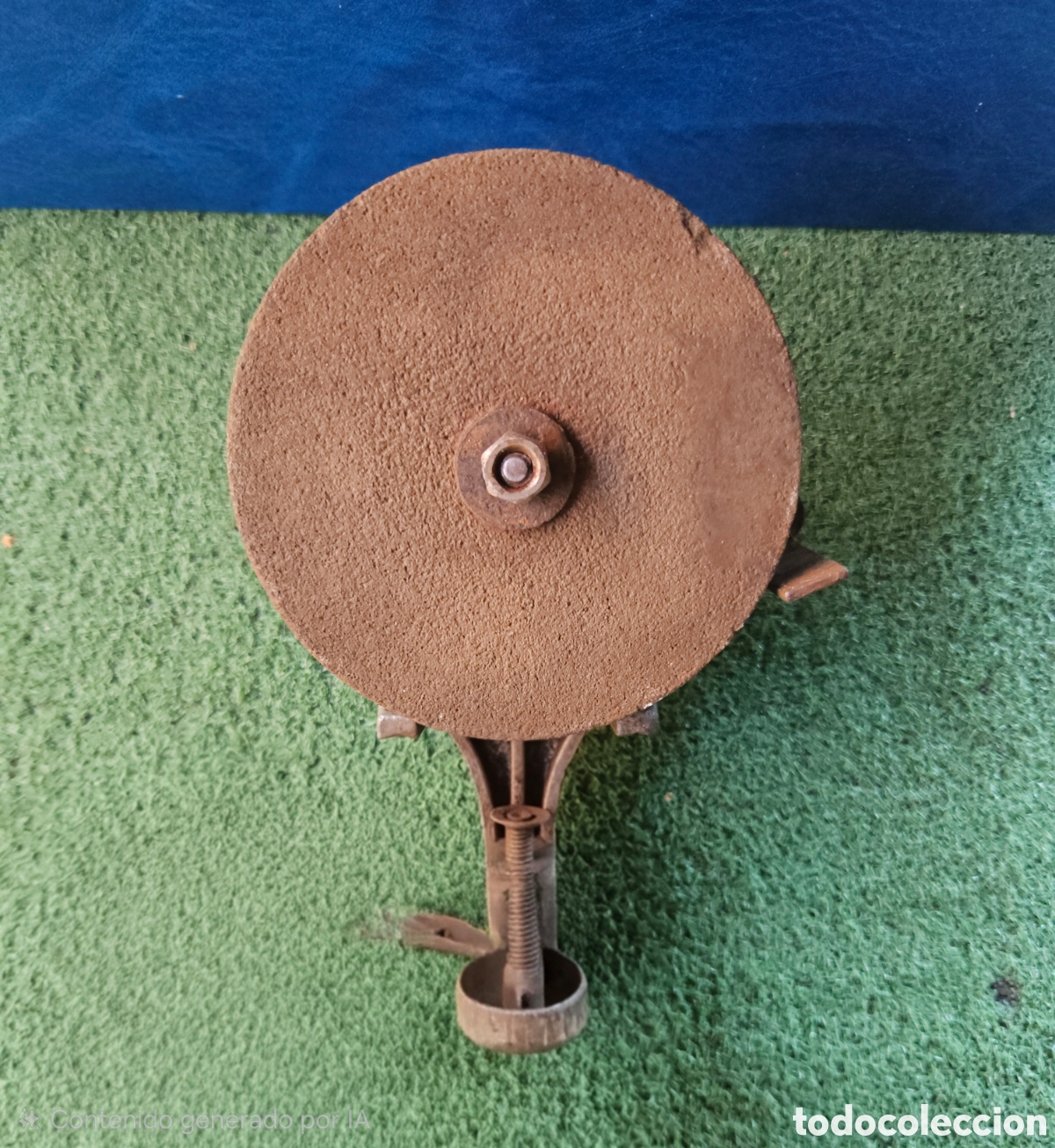 Antig&uuml;edades: Antiguo esmeril de mesa amoladora afilador