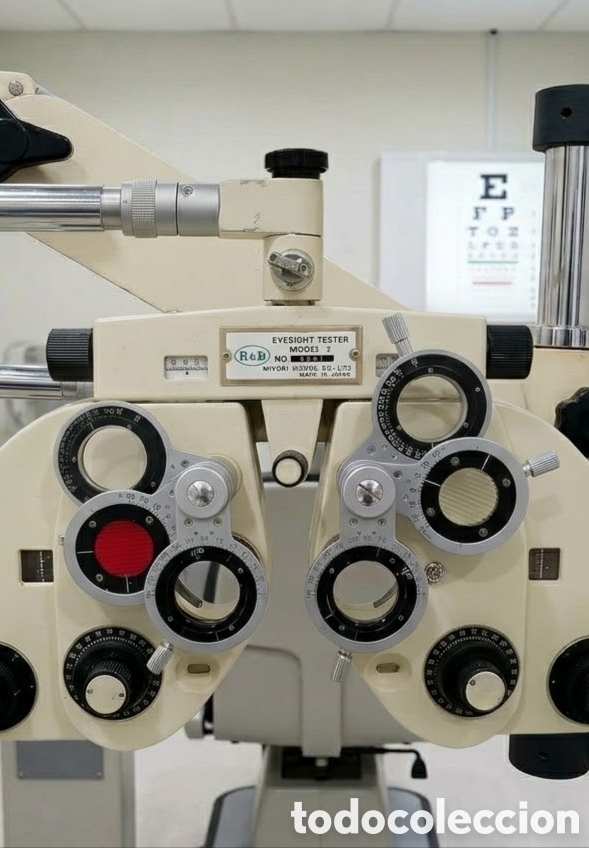 Antig&uuml;edades: Foroptero refractor Oftalmologo Optometria - Foto 2
