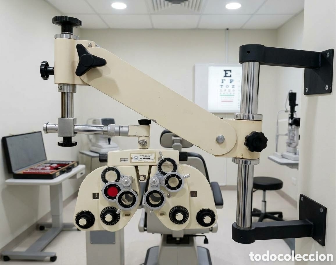 Antig&uuml;edades: Foroptero refractor Oftalmologo Optometria
