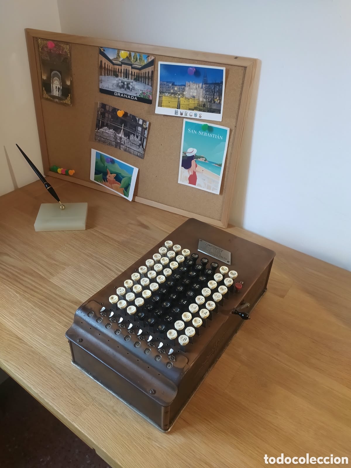 Antig&uuml;edades: Calculadora Antigua Comptometer - Foto 3