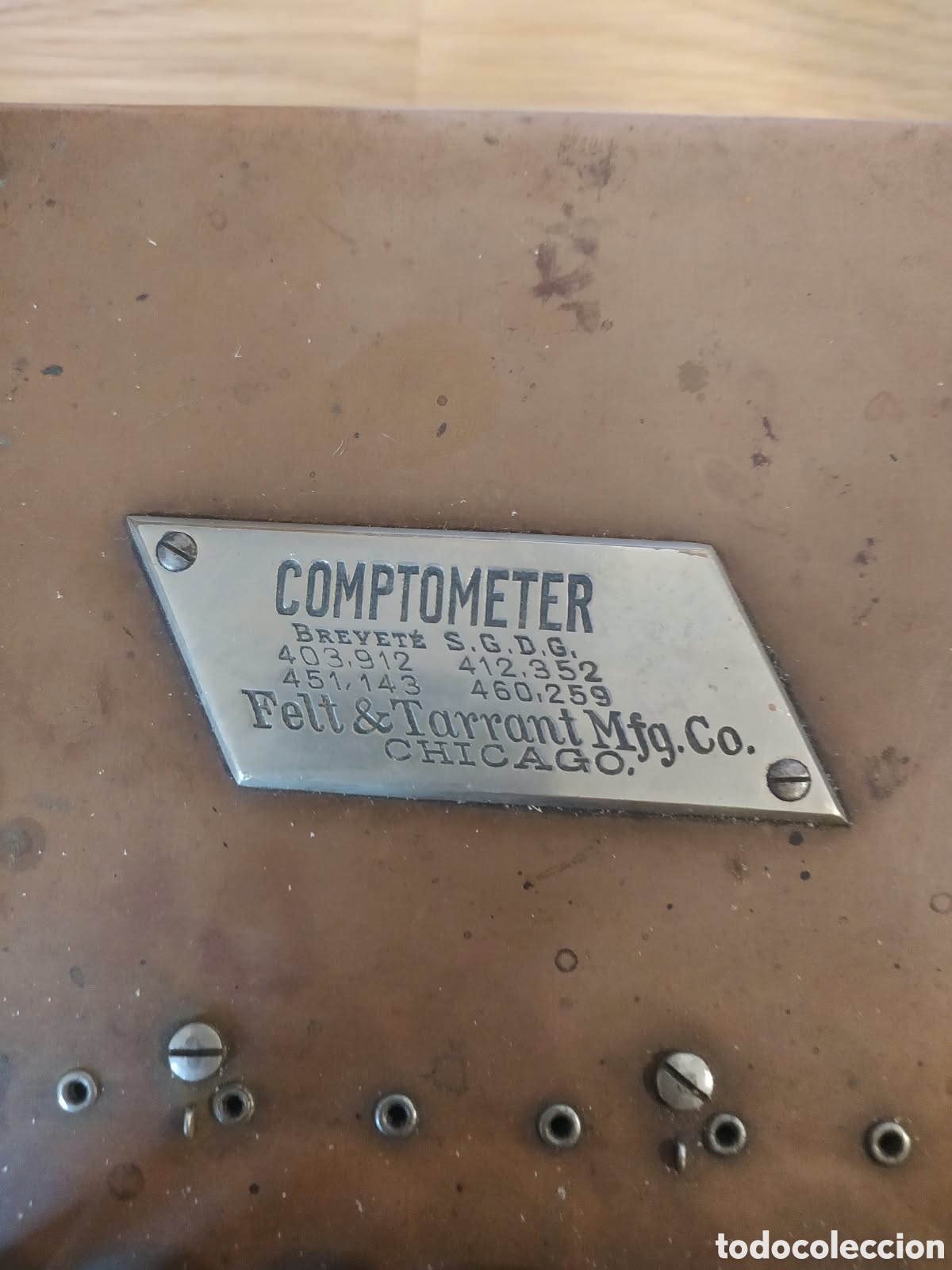Antig&uuml;edades: Calculadora Antigua Comptometer - Foto 7