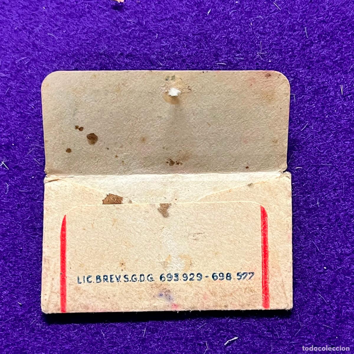 Antig&uuml;edades: FUNDA DE HOJA DE CUCHILLA DE AFEITAR. LUCKY BLADE. - Foto 2