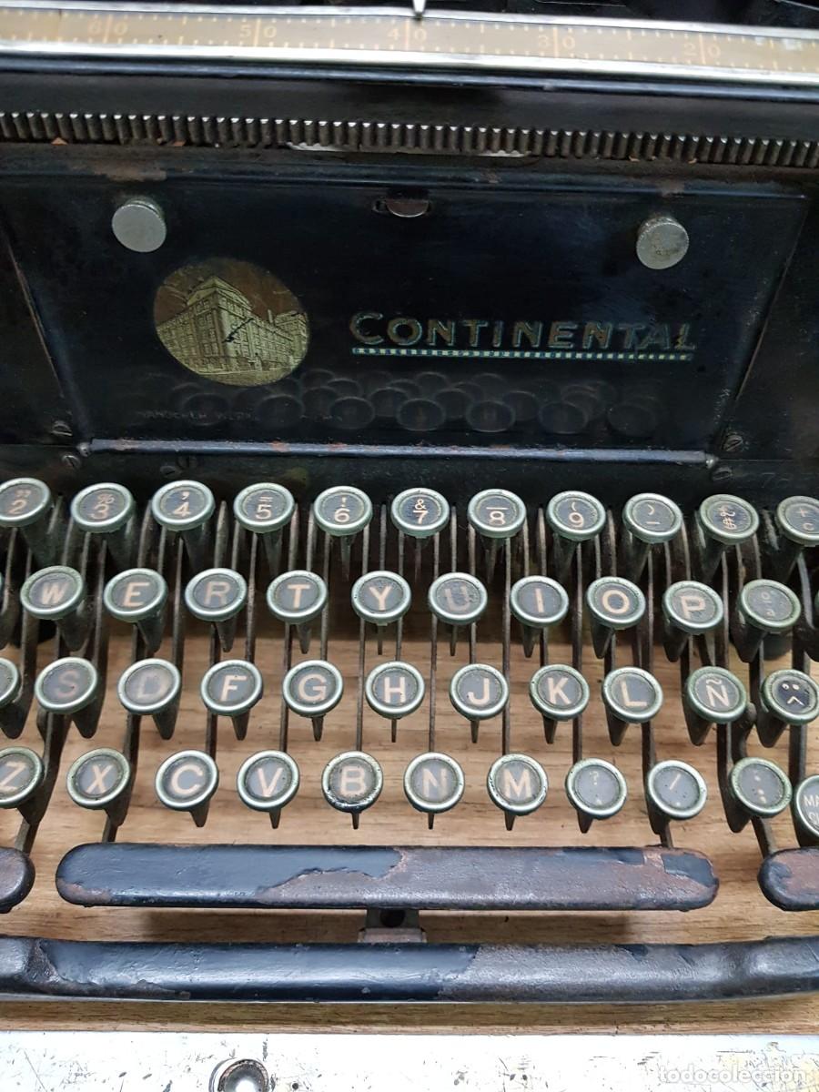 Antig&uuml;edades: ANTIGUA MAQUINA DE ESCRIBIR CONTINENTAL - Foto 2