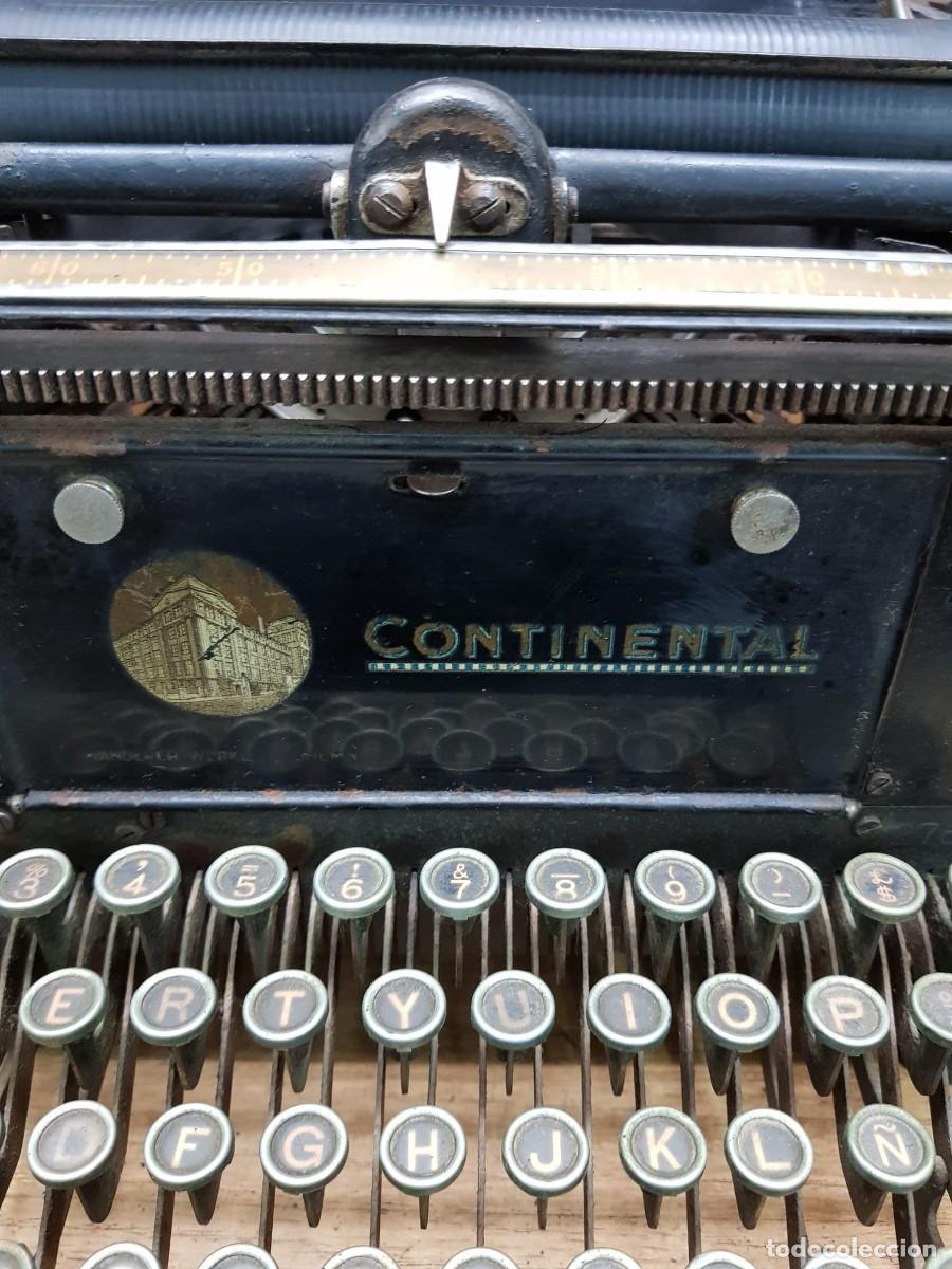 Antig&uuml;edades: ANTIGUA MAQUINA DE ESCRIBIR CONTINENTAL - Foto 10