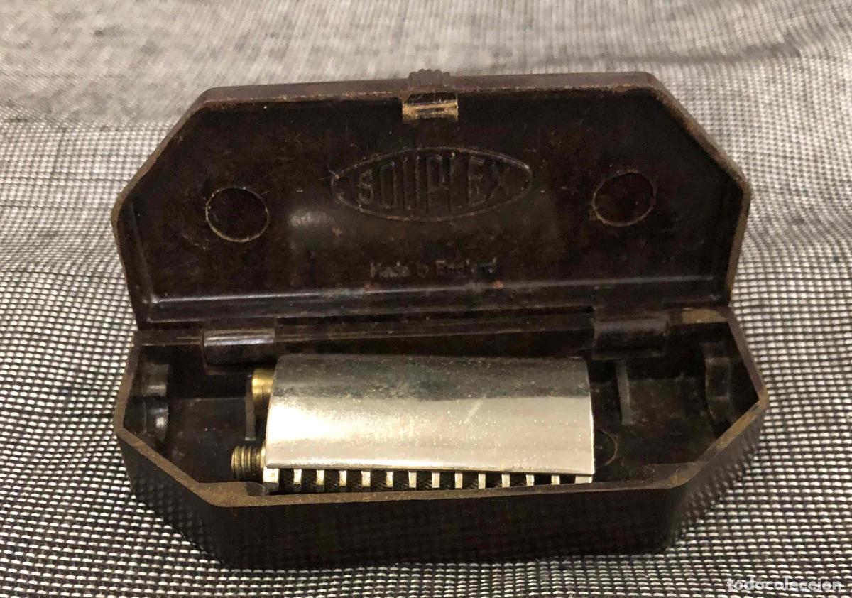 Antig&uuml;edades: ESTUCHE DE VIAJE CON MAQUINILLA DE AFEITAR DESMONTABLE SOUPLEX