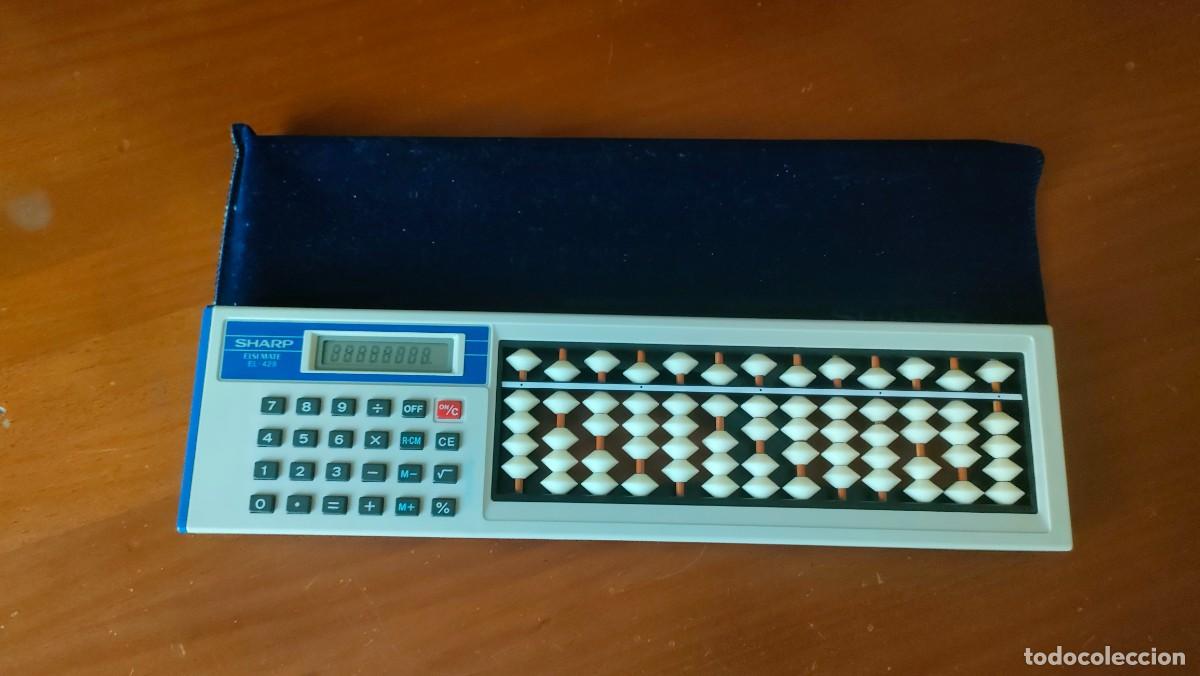 Antig&uuml;edades: CALCULADORA SHARP ELSI MATE EL-428 COMBINACION DE CALCULADORA ELECTRONICA Y ABACO SOROTAKU SOROCAL