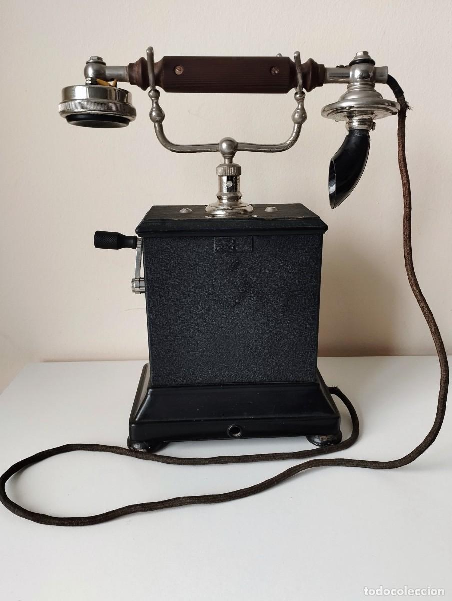Tel&eacute;fonos: Tel&eacute;fono antiguo Ericsson Type B.. 1.917 - Foto 2