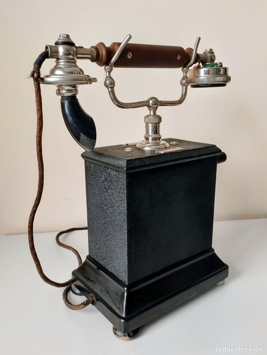 Tel&eacute;fonos: Tel&eacute;fono antiguo Ericsson Type B.. 1.917 - Foto 3