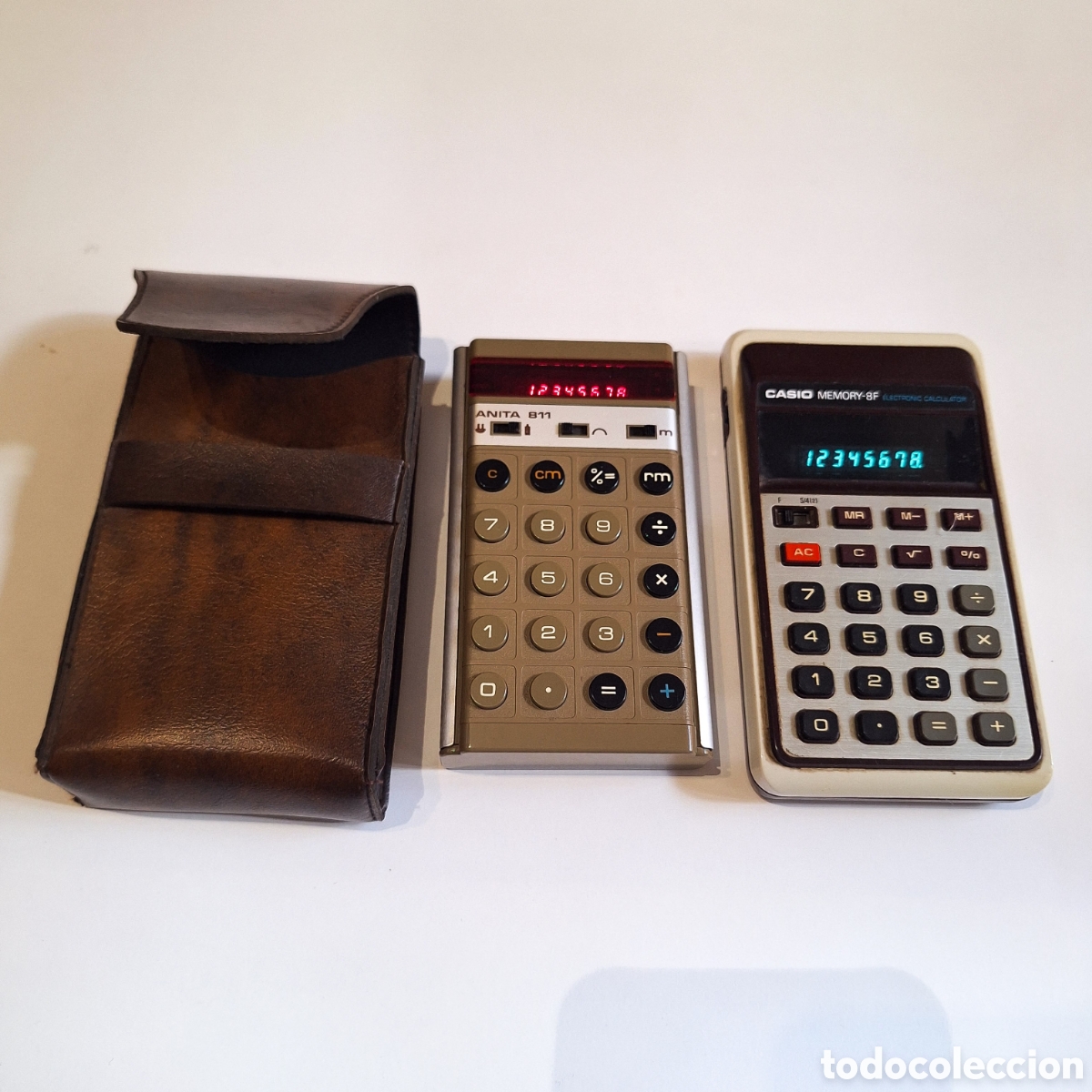 Antig&uuml;edades: Calculadoras Retro Anita 811 y Casio Memory 8F