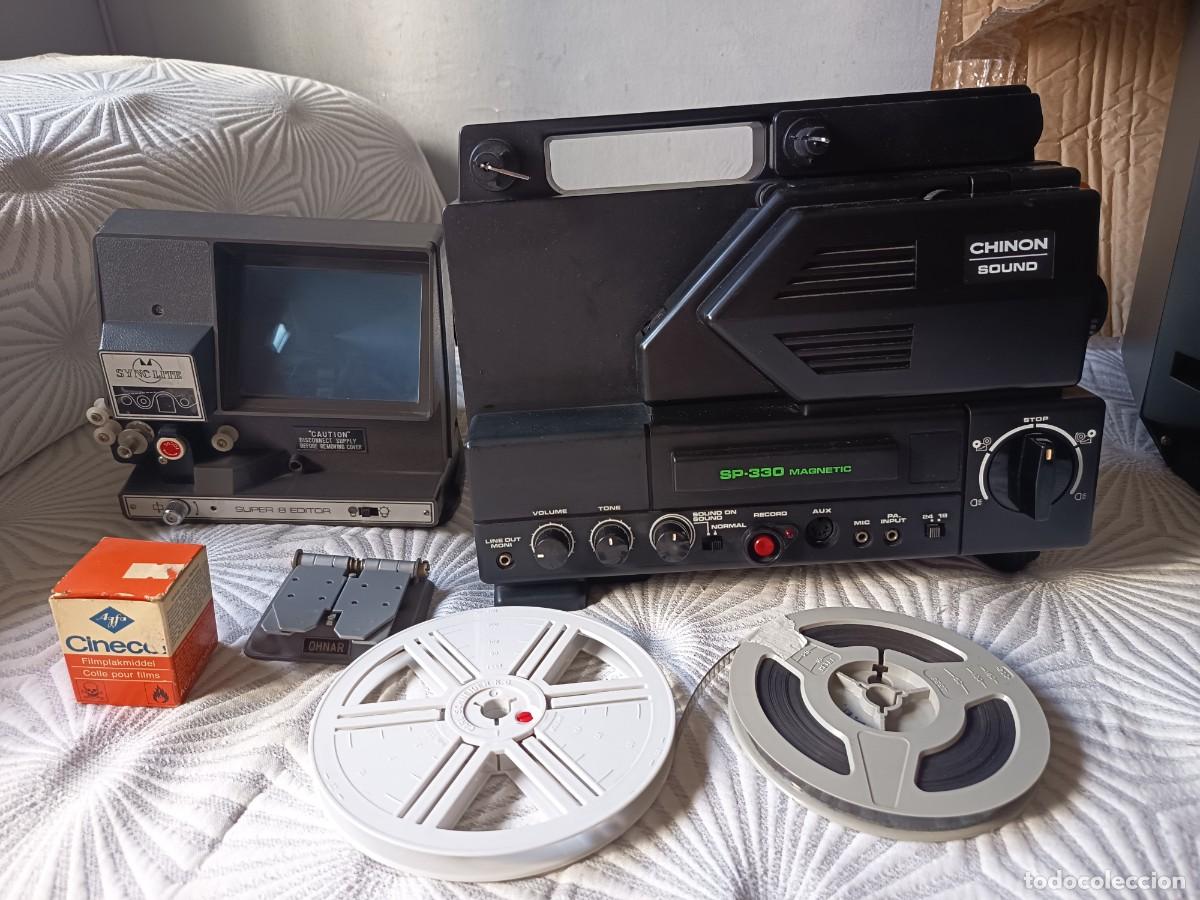 Antig&uuml;edades: lote super 8. proyector, editor y empalmadora