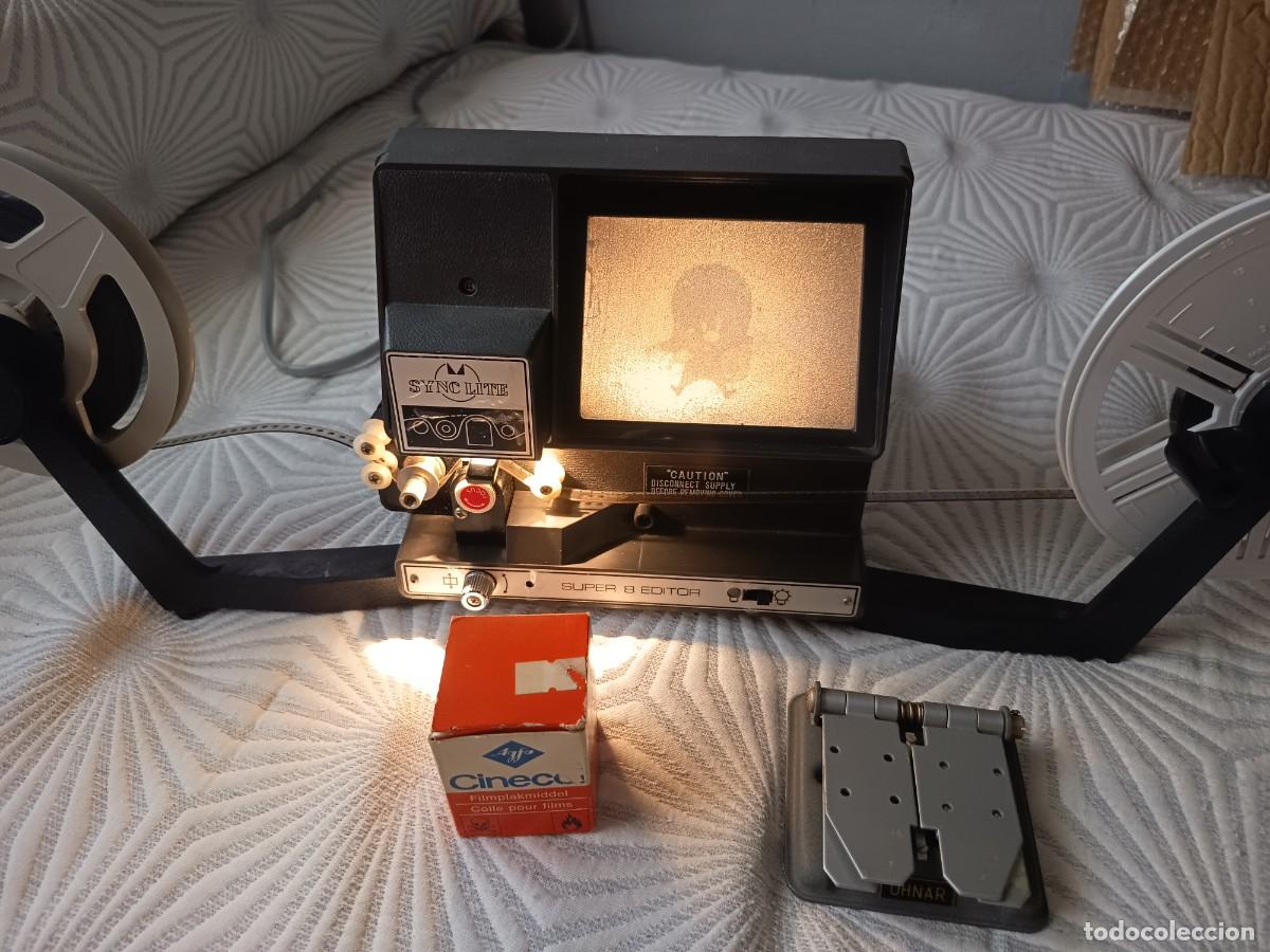 Antig&uuml;edades: lote super 8. proyector, editor y empalmadora - Foto 8