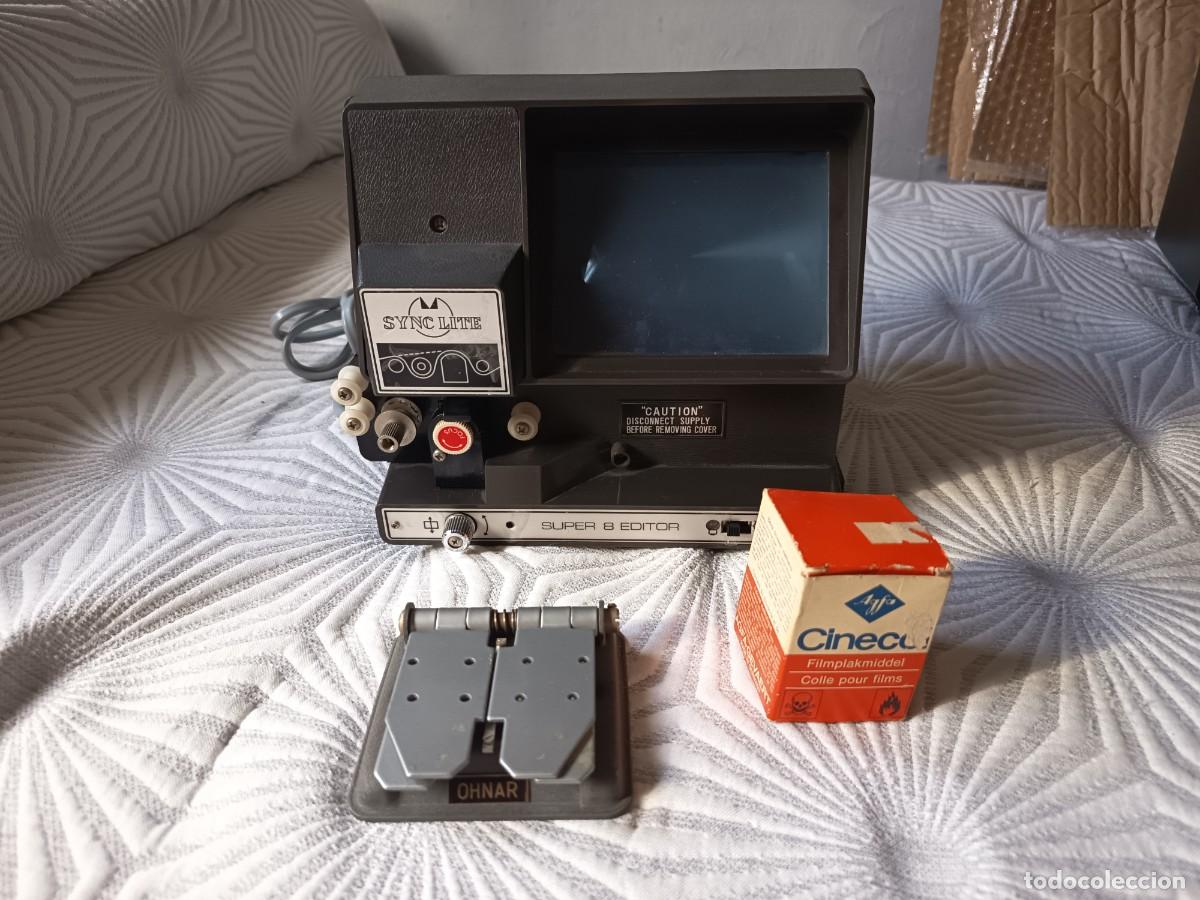 Antig&uuml;edades: lote super 8. proyector, editor y empalmadora - Foto 9