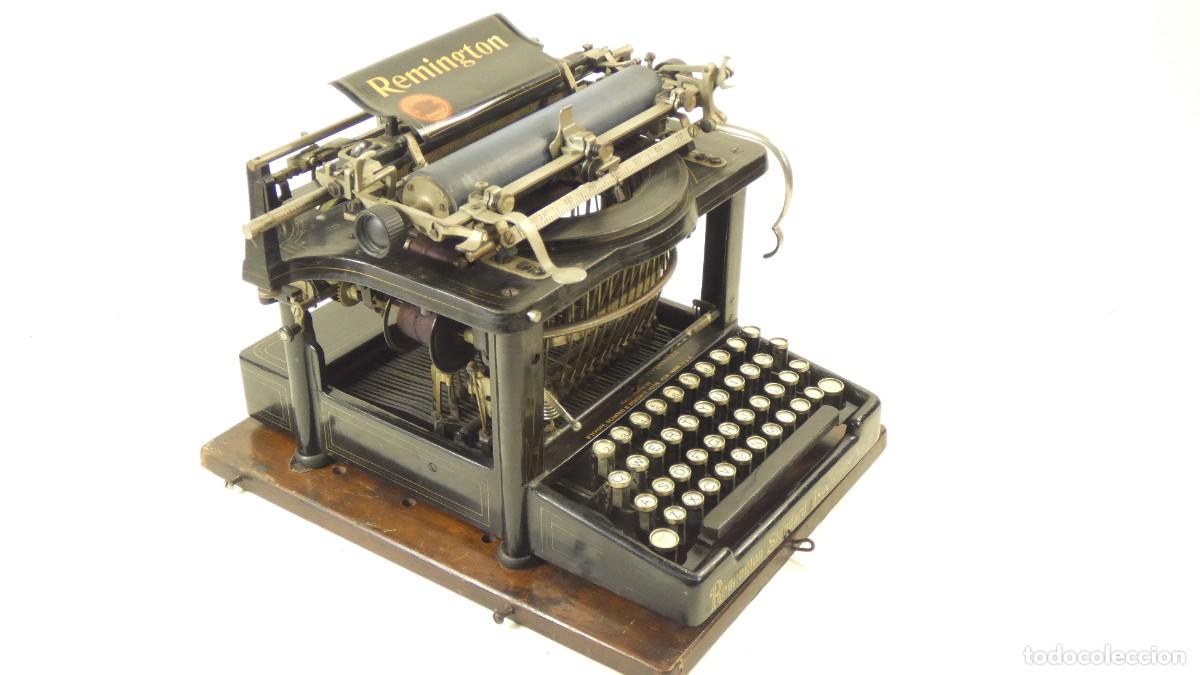 Antig&uuml;edades: Maquina de escribir REMINGTON N&ordm;7 A&Ntilde;O 1898 Typewriter Schreibmaschine