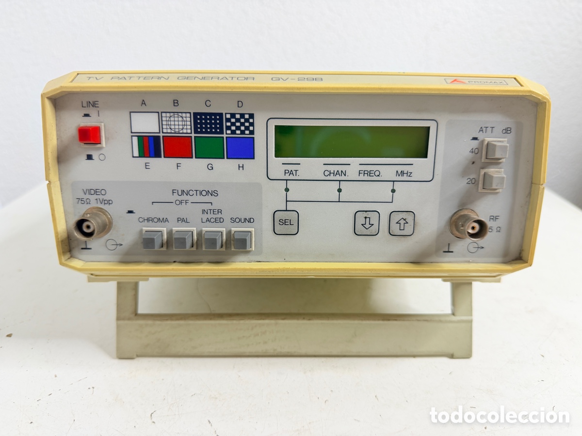 Antig&uuml;edades: generador de patrones de televisi&oacute;n Promax GV-298 Sin Comprobar