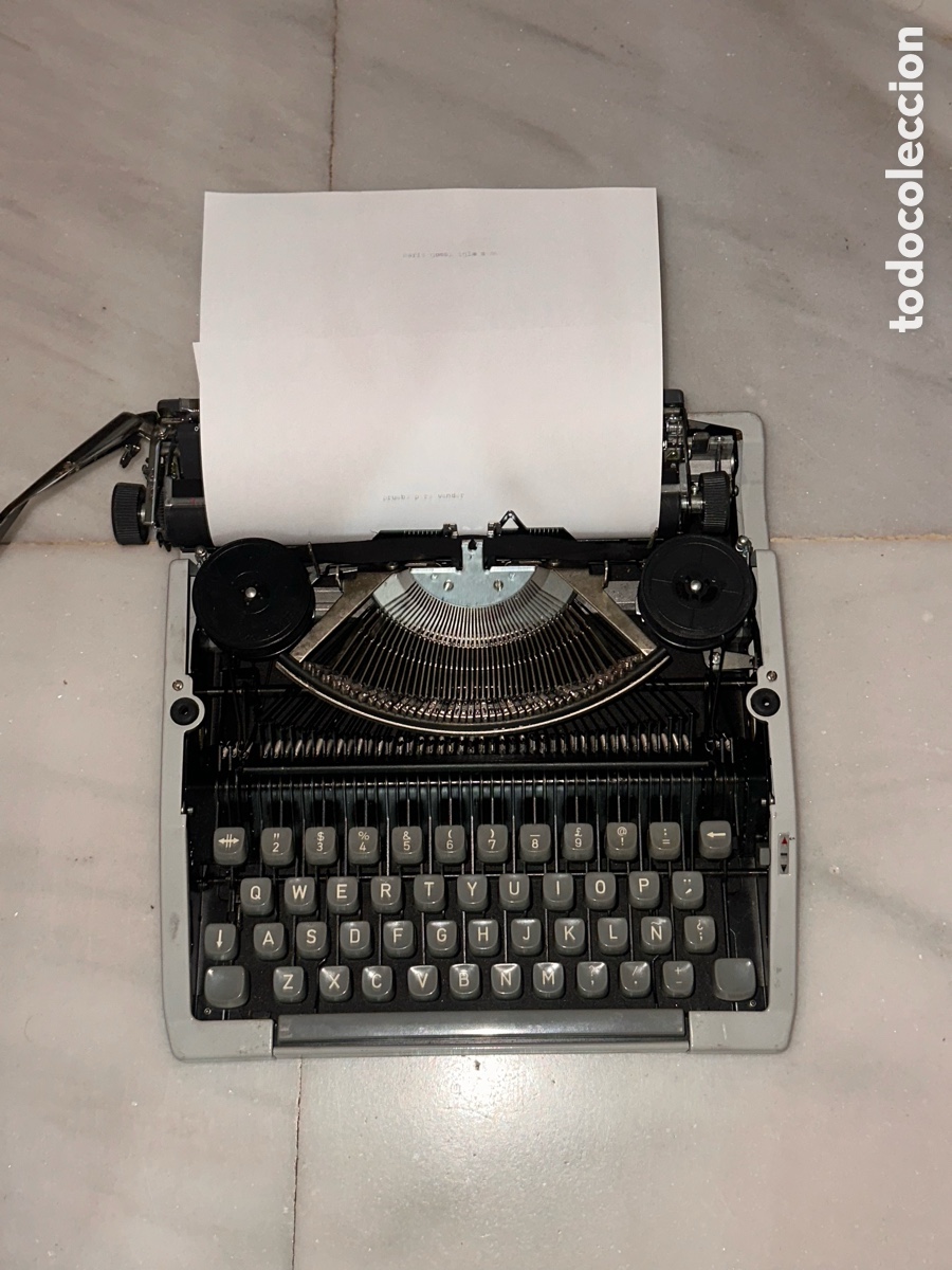 Antig&uuml;edades: Maquina de escribir Seiko Silver 60&rsquo; - Foto 3