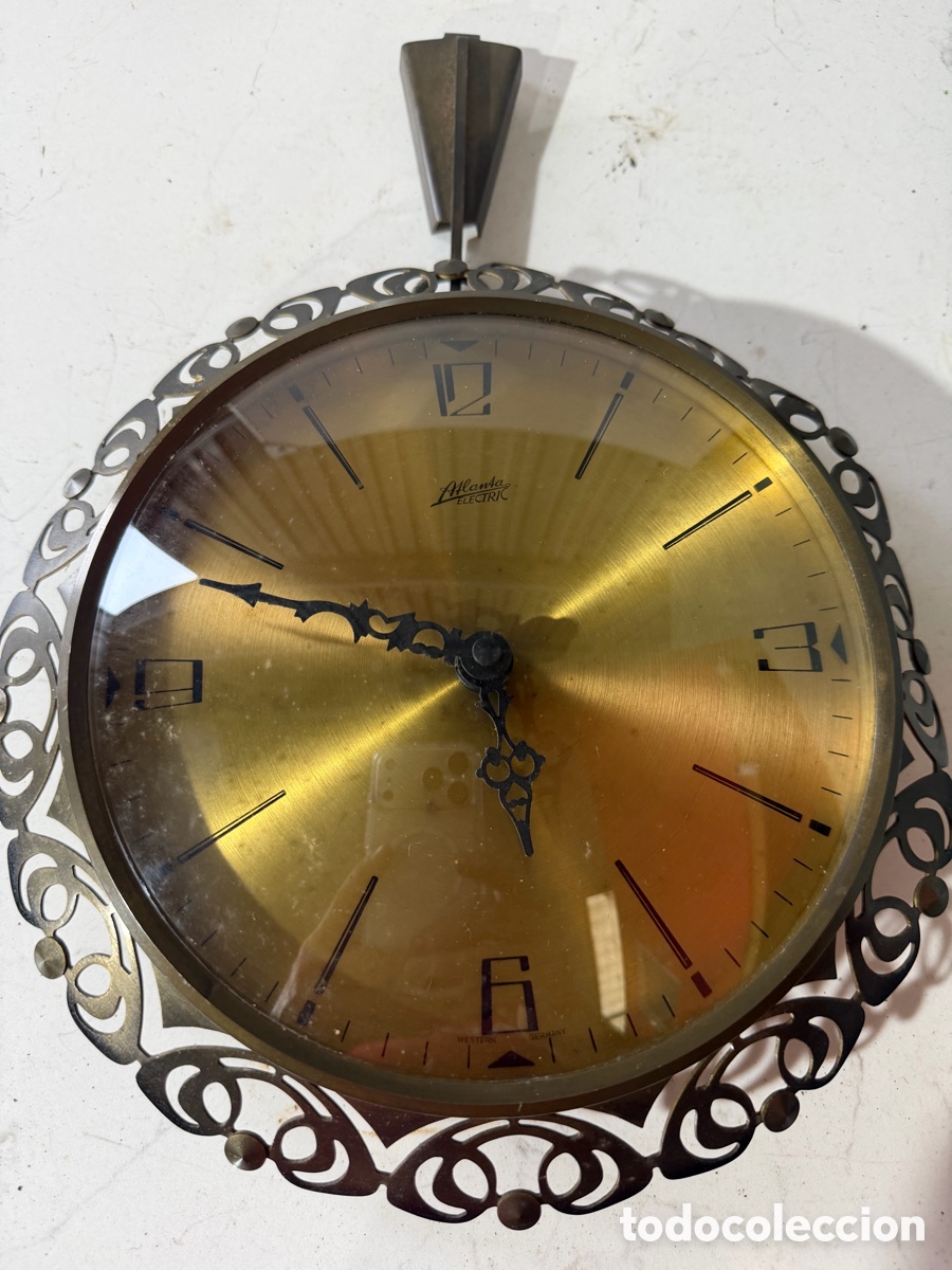 Antig&uuml;edades: Reloj de Pared Vintage Atlanta Electric