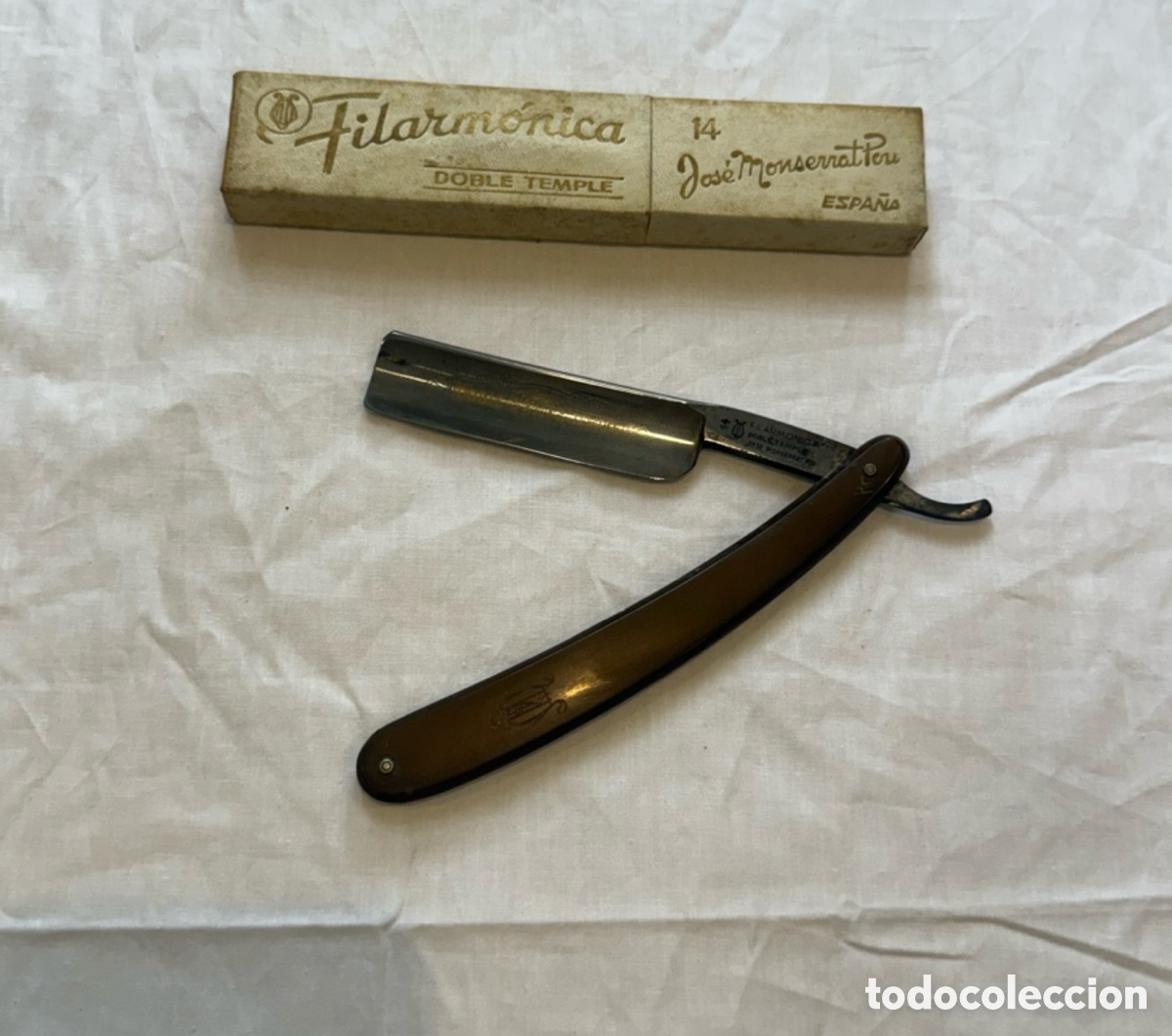 Antiquit&eacute;s: Navaja Filarm&oacute;nica Doble Temple N&ordm;14 &ndash; Jos&eacute; Monserrat Pou &ndash; a&ntilde;os 60-70