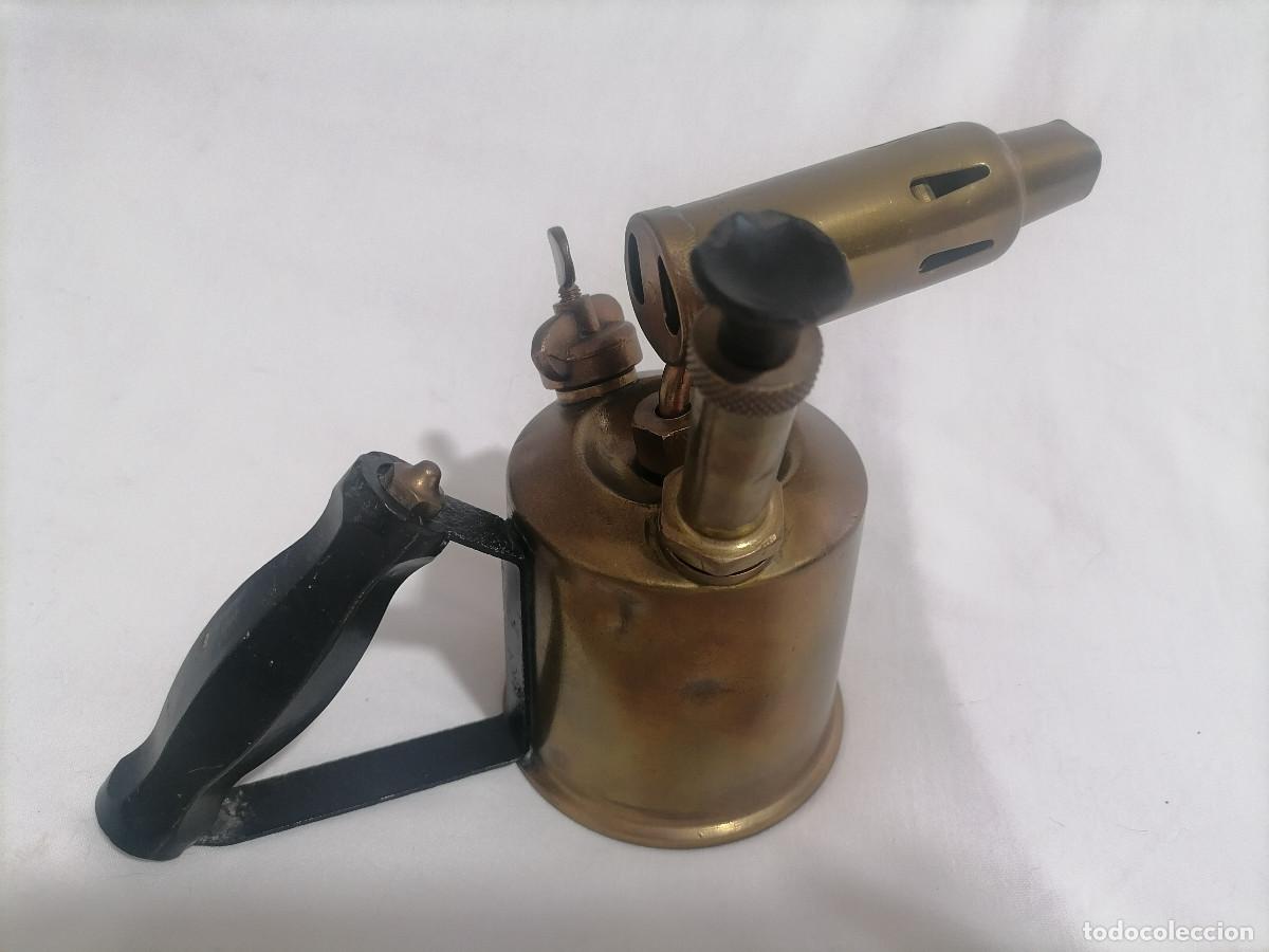 Antig&uuml;edades: Soplete Antiguo de Lat&oacute;n - Foto 7