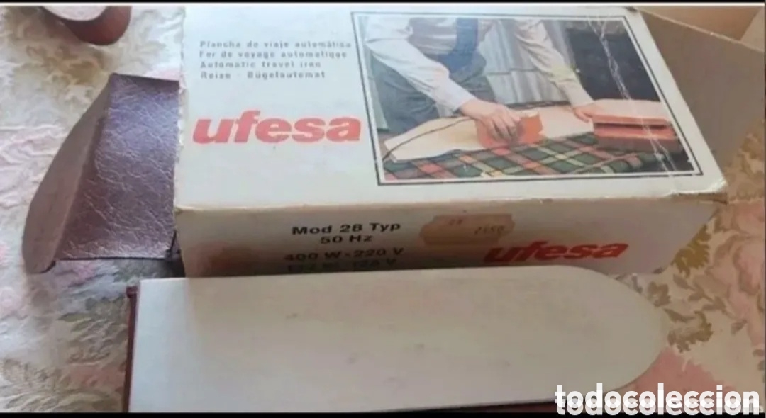 Antig&uuml;edades: plancha de viaje ufesa mod 28 - Foto 4