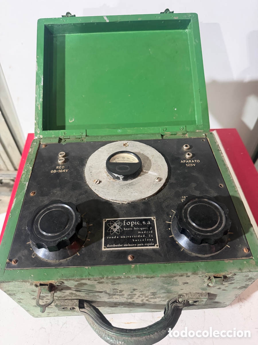 Antig&uuml;edades: Antiguo Regulador de Tensi&oacute;n Fopic S.A.