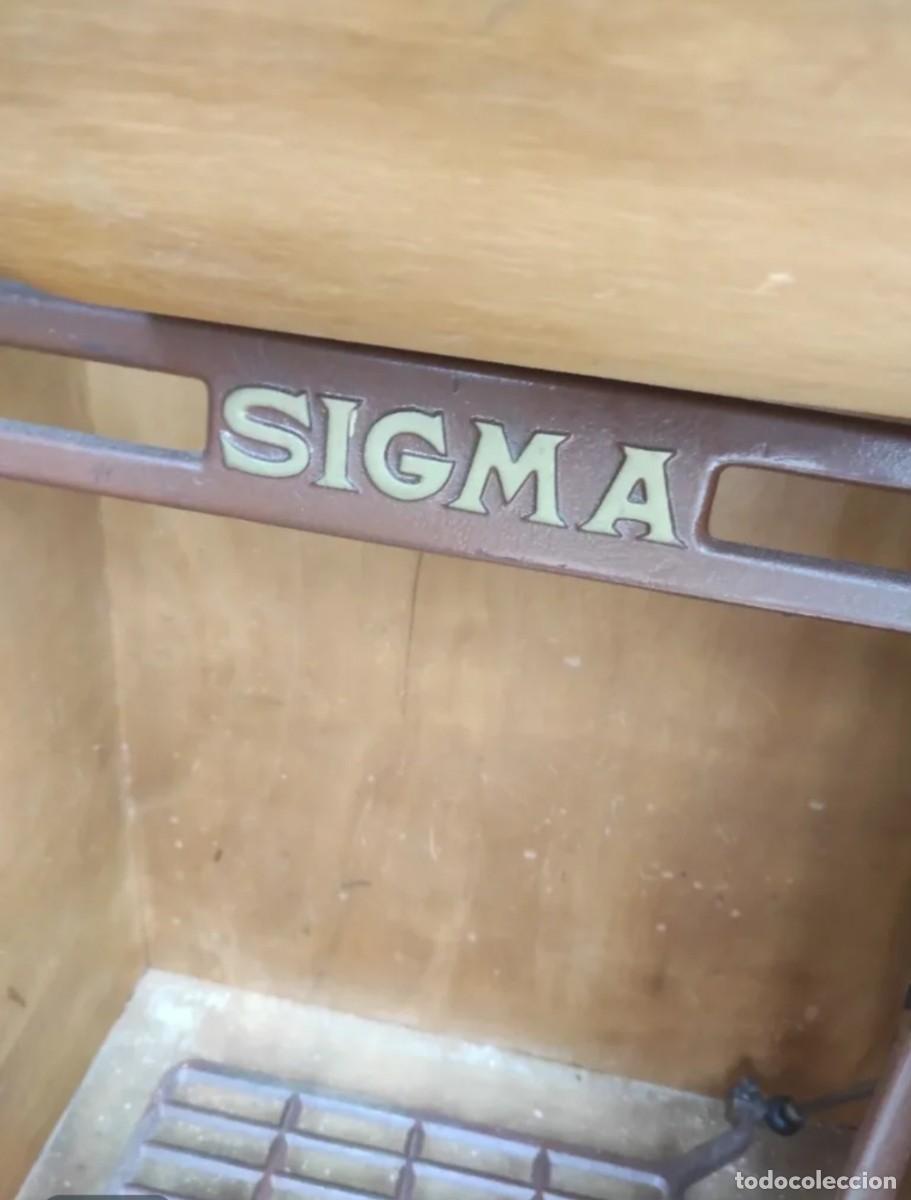 Antig&uuml;edades: Pie de maquina de coser sigma - Foto 2