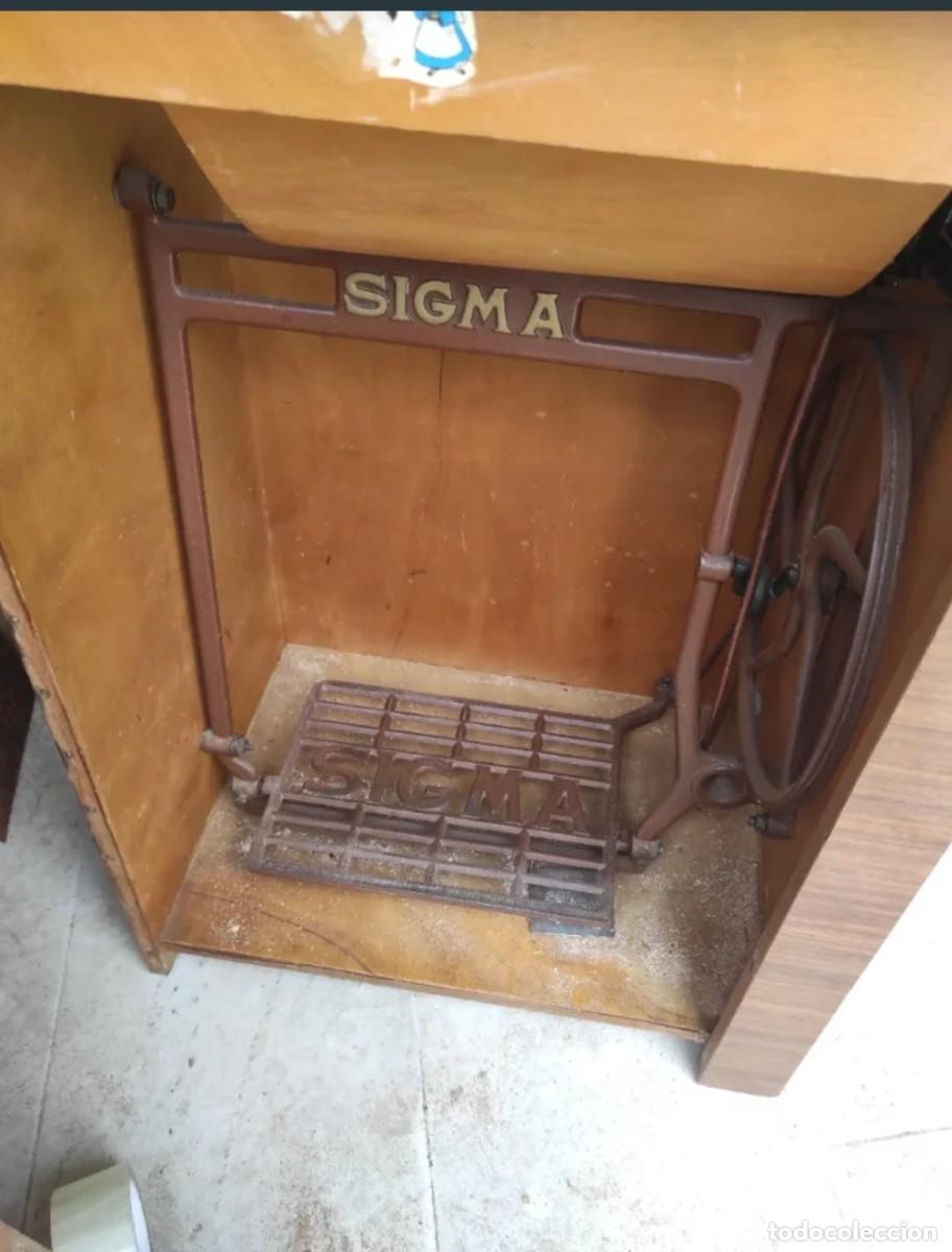 Antig&uuml;edades: Pie de maquina de coser sigma