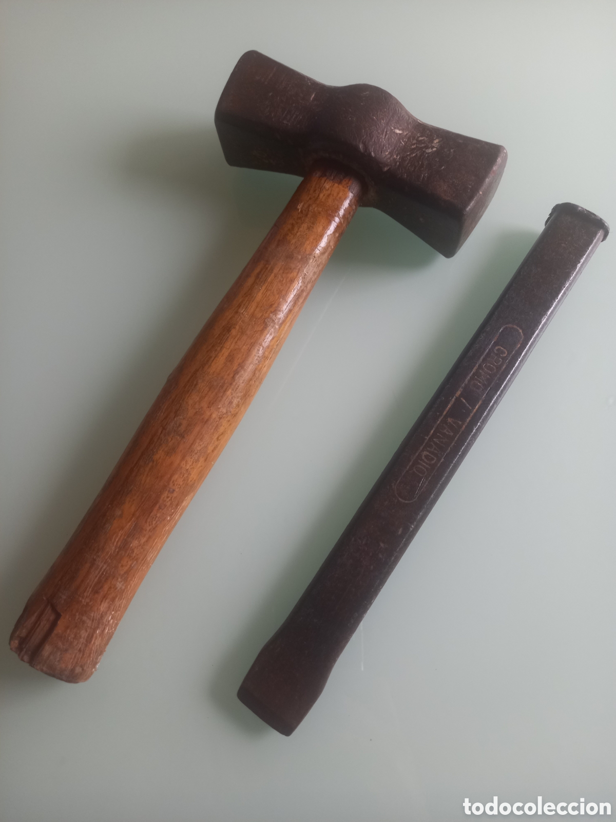 Antig&uuml;edades: Lote Minero Antiguo: Maza y Cincel/Escarpa (Las Menas, Almer&iacute;a) &ndash; Mediados S. XX
