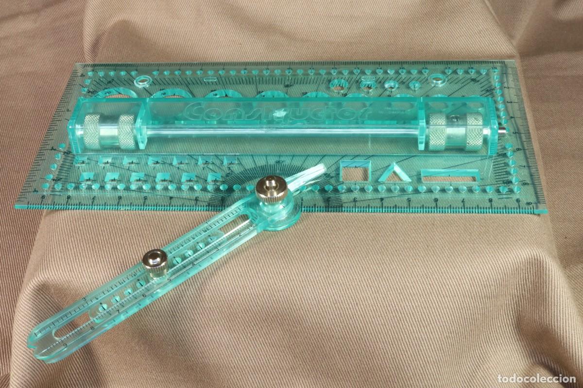 Antig&uuml;edades: Regla t&eacute;cnica de dibujo universal. Constructor. Germany. Universal technical drawing ruler. - Foto 6