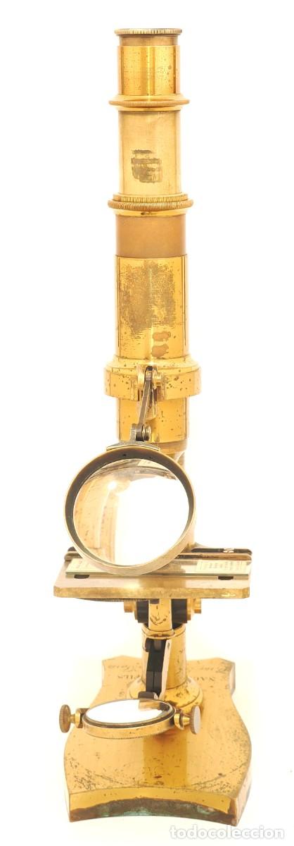 Antig&uuml;edades: Microscopio antiguo Nachet (c.1870) - Foto 6