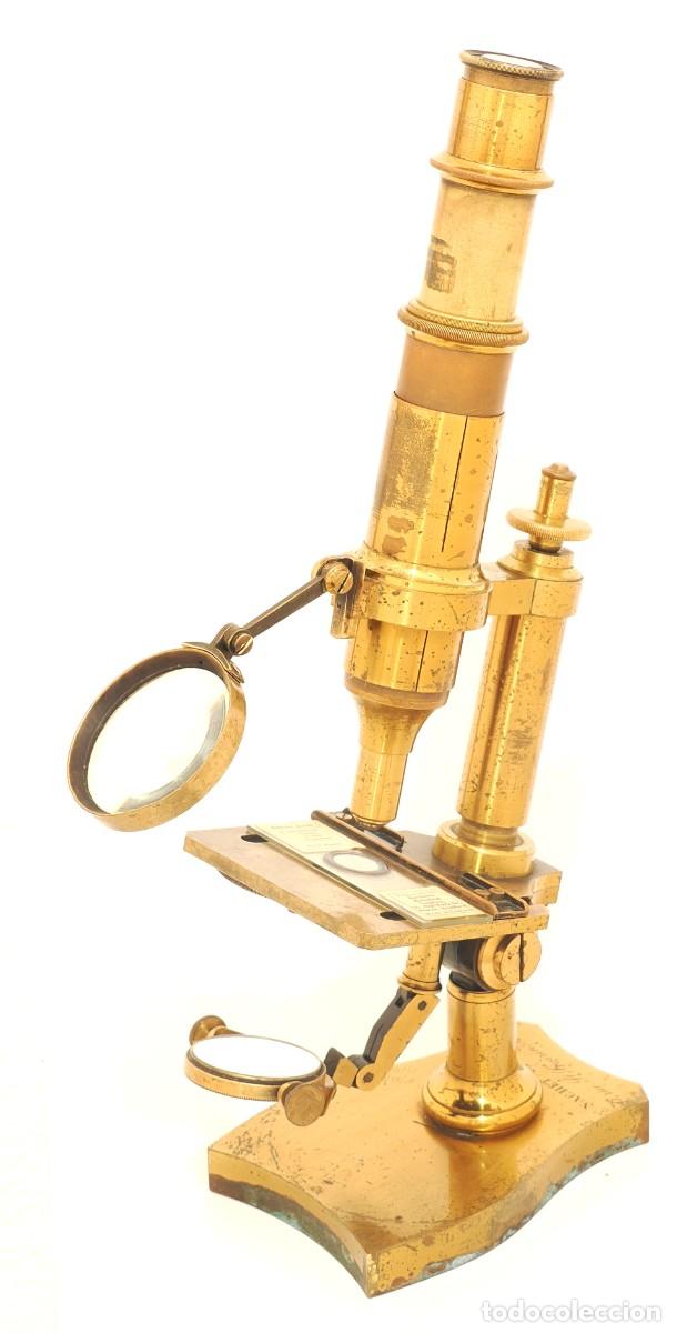 Antig&uuml;edades: Microscopio antiguo Nachet (c.1870) - Foto 7