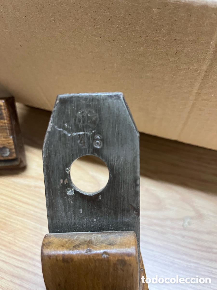 Antig&uuml;edades: Lote de cepillos y garlopas antiguos - Foto 11