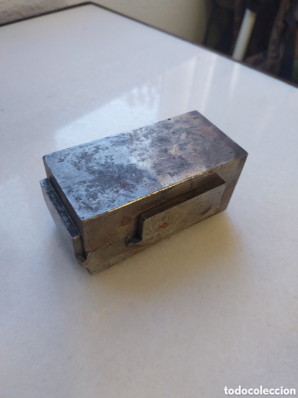 Antig&uuml;edades: Antiguo molde plomos de pesca - Foto 2