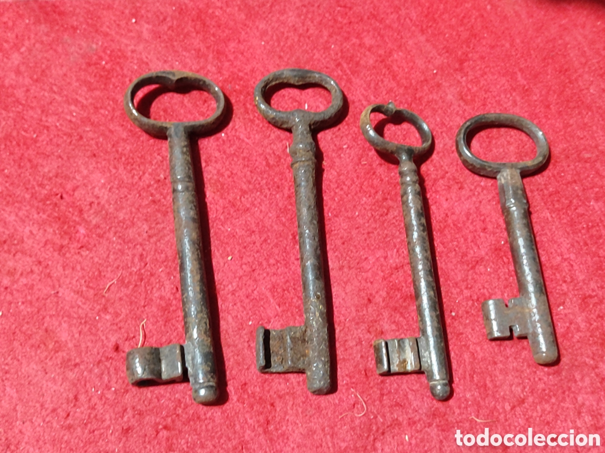 Antig&uuml;edades: Lote 4 llaves antiguas LOTE 1 - Foto 2